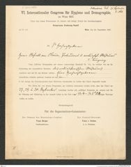 k.k. naturhistorisches Hofmuseum, Intendanzakten 1885-1896 (Hauer), Aktenzahl Z.364/1887, Seite 1